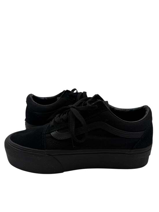 Vans Old Skool Stackform Suede/Canvas Triple Black 7.5 - Picture 5 of 6